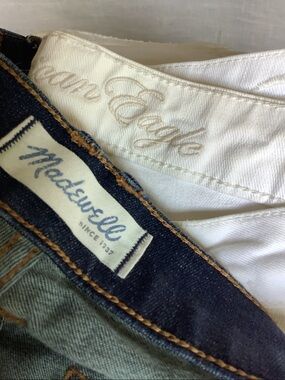 Denim Pair ~ Madewell 1937 & @merican 
eagle outfitters